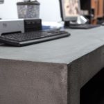 revestimiento rustico mueble de microcemento escritorio